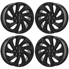 22 Lincoln Navigator Gloss Black Wheels Rims Factory Oem Set 10497 Exchange