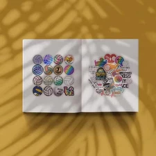 The Volleyball Stickers For Suitcase Skateboard, Laptop, Luggage