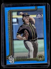 2025 Topps Pro Debut Blue Boston Bateman 142/150 ACL Padres #PD-42