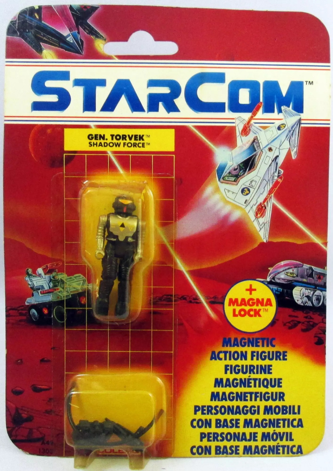Figurine Starcom Coleco Gen Torvek etat vintage exceptionnel pour vitrine