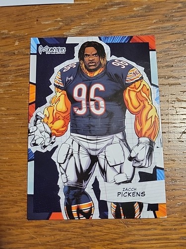 2024 PANINI Chicago Bears Monsters Trading Football Card Zacch Pickens - Picture 1 of 2