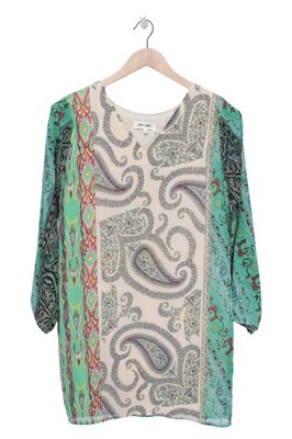 Dry Lake Freizeitkleid Damen Gr. 38/M Mehrfarbig Paisley Ethno Vintage