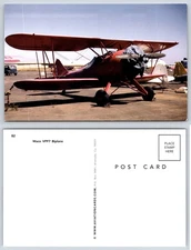 Waco VPF7 Biplane Airplane Aircraft Aviation Postcard AF616