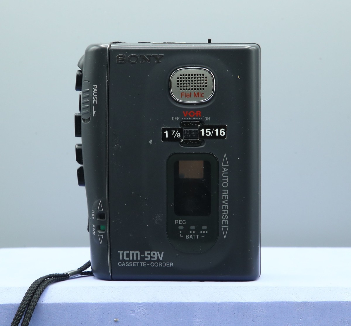 Vintage Sony TCM-59V Cassette Corder Tested and Kinda Working