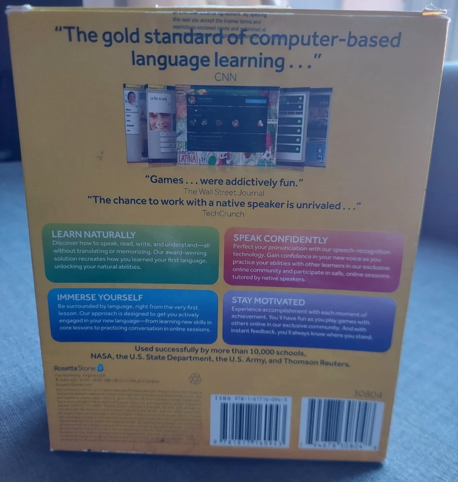 Rosetta Stone Español Spanish Audio CD Set Level 1-5 Spanish CD ROMS -NO Headset - Image 4 of 4