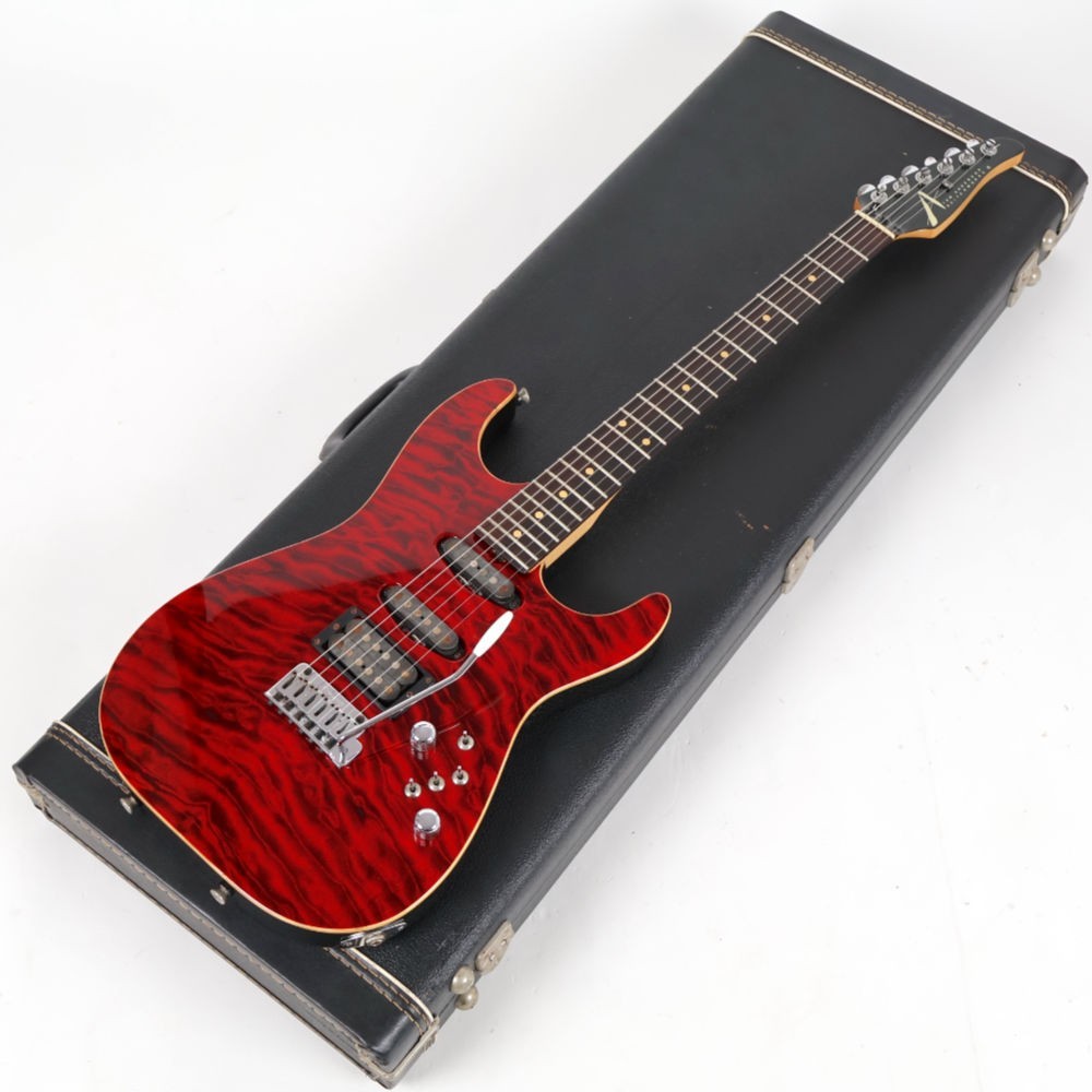 TOM ANDERSON [Used] Electric guitar Drop Top Quilt Cajun Red 1997