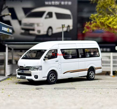 TG Masdi 1:64 White Hiace H200 Mini Van Sports Model Diecast Metal Car New