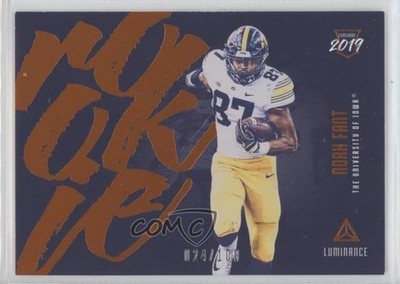 2019 Panini Luminance Luminary Orange 24/100 Noah Fant #L11 Rookie RC 9s2