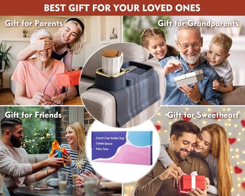 Universal Fit Couch Cup Holder with Anti-Slip Design - Perfect for Home & Travel - Picture 7 of 11