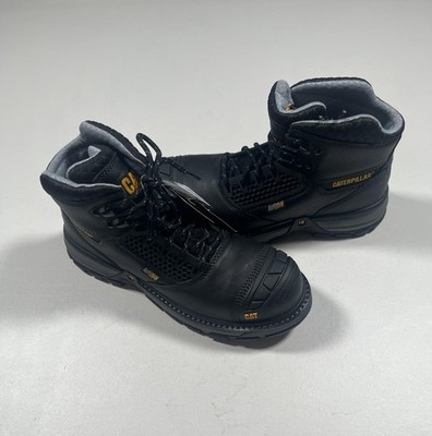 Caterpillar Excavator Superlite Womens 9.5 Black Composite Toe Work Boots Shoes