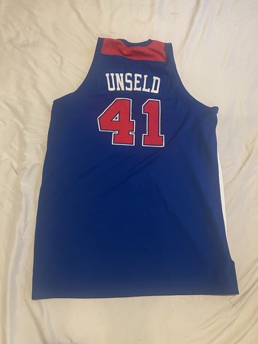 Wes Unseld Washington Bullets Mitchell&Ness HWC 77-78 Stitched Jersey (Size 60) - Picture 8 of 10