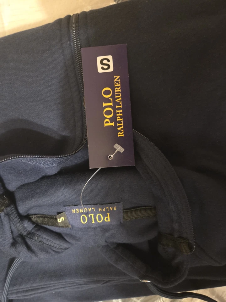 Polo Ralph Lauren sudadera negra superior e inferior (S/M/L) solamente Foto 3 de 4