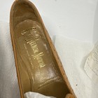 Gravati Neiman Marcus Camel Ostrich Leather Loafers Women’s 10.5 Italy — photo 3