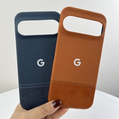 Stoff Leder Hülle für Google Pixel 10 9 8 Pro XL 8A Case Stoßfest Schutz Case