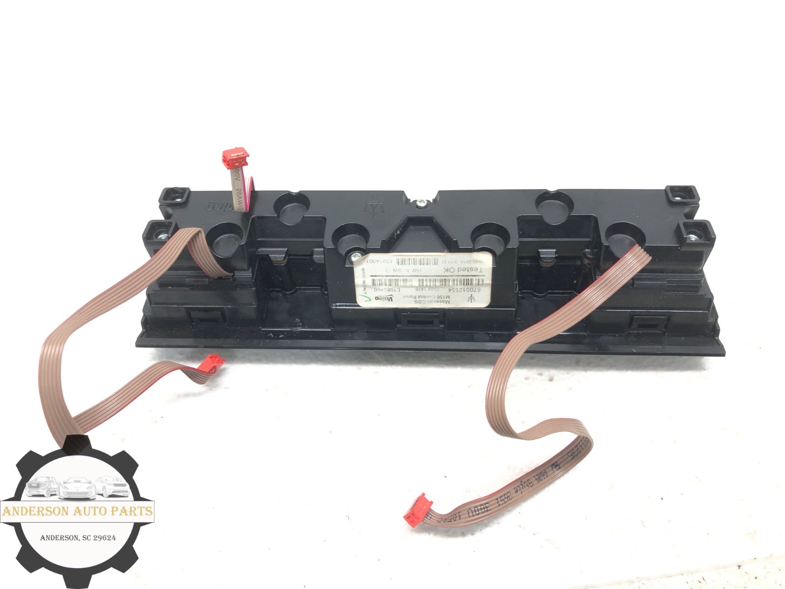 2014-2019 MASERATI QUATTROPORTE FRONT DASH CLIMATE CONTROL SWITCH PANEL OEM