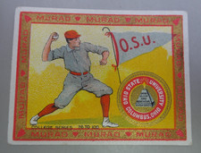 Murad Cigarette College Series O.S.U. Baseball Player card