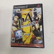 Sony Playstation 2 Persona 4, Complete Two Disc CD & PS2 Disc, Nice Shape 