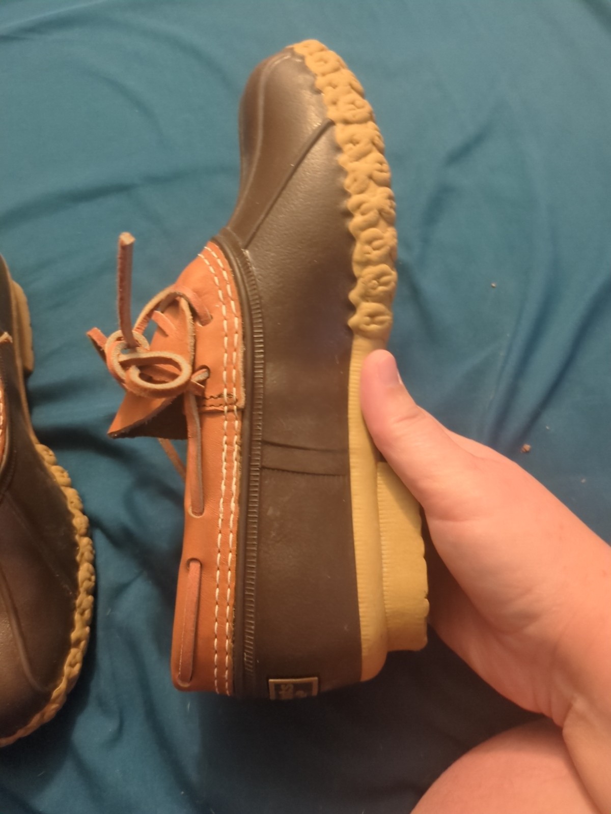 LL Bean Boots Low Duck Moc Made in Maine USA Rain Mud Muck Women's 6.5