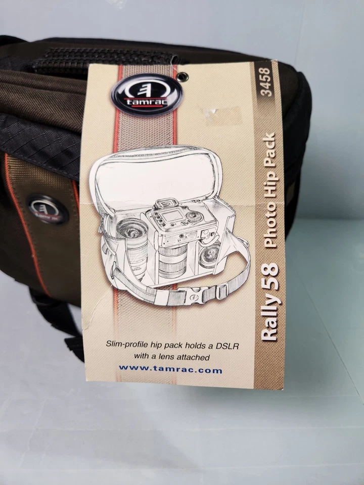 Tamrac 3458 Camera Bag Rally 58 Carrying Case Hip Waist Pack Brown & Tan - Image 3 of 4