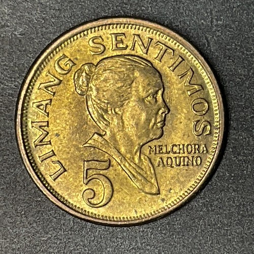 PHILIPPINES 1972 Coin 5 Cents Melchora Aquino Foreign World Coin