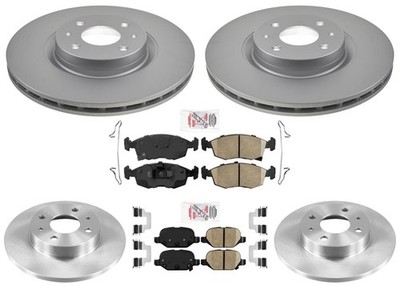 For Fiat 500 E Electric Models 2013 2015 2019 Disc Brake Rotors Brake Pads
