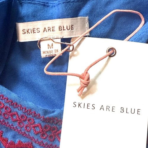Top sin mangas bordado SKIES ARE BLUE - Correas con borla - Imagen 3 de 9