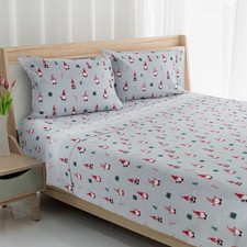 - Twin Flannel Sheets, 3-Piece Set Including Pillowcase Sheets, Cozy Room D...