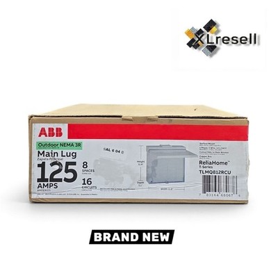 ABB 25 Amp 8-Space 16-Circuit Main Lug Outdoor Load Center (TLMQ812RCU)