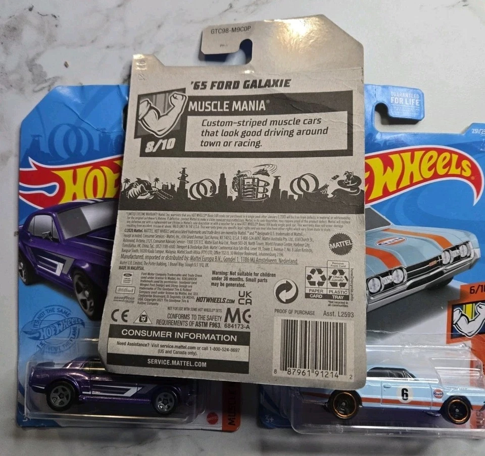 Hot Wheels|Ford|Mustang|Oldsmobile|Galaxy|Treasure Hunt. Lote/3 Foto 3 de 4