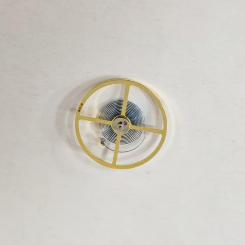 Balance Wheel with Balance Spring Watch Repair Part For Dandong 4130 Movement - Picture 3 of 3