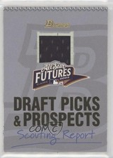 2002 Bowman Draft All-Star Futures Scouting Report Kevin Cash #FOF-KC 4g8