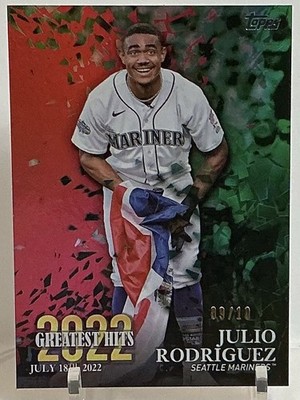 2023 Topps - 2022's Greatest Hits Julio Rodriguez #22 9/10 NMT-MT