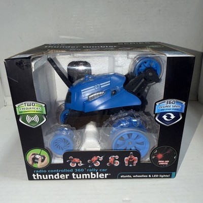 Sharper Image Thunder Tumbler Remote-controlled Car In Blue NIB Sealed