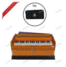 Bina 17No. 3.5 Octave 9 Stopper 2 Reeds 42 Keys Standard Harmonium with Bag