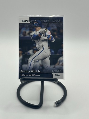 2025 Topps Series 1 - 2024 Greatest Hits #GH-6 Bobby Witt Jr. Kansas city Royals - Picture 1 of 2