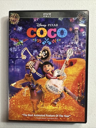 Coco DVD 2018 Disney Pixar Animated Movie