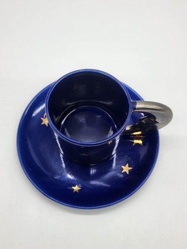 Vintage Vandor Imports 1978 Japan Celestial Moon & Star Cup and Saucer - Picture 5 of 13