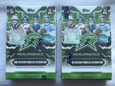 2025 Topps Resurgence Football factory sealed box Lot of 2