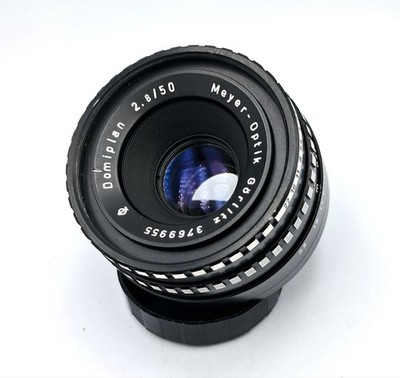 Meyer-Optik Görlitz Domiplan 50mm f/2.8 M42 Lens – Vintage Triplet