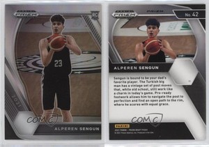 2021-22 Panini Prizm Draft Picks Silver Prizm Alperen Sengun #42 Rookie RC