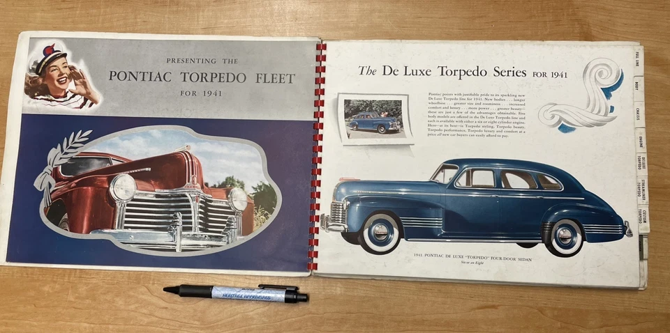 1941 Pontiac dealer showroom album , with Pontiac Owners Magazine  - Изображение 3 из 4