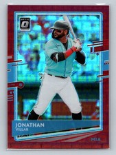 2020 Donruss Optic #144 Jonathan Villar Pandora Red #/79