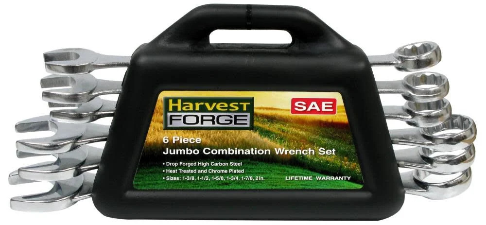 Набор гаечных ключей Allied International Harvest Forge из 6 предметов Sae Jumbo