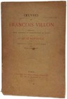 Œuvres de François Villon | Jules de Marthold | Bon état