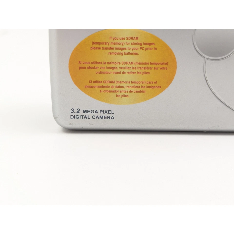 Polaroid PDC 2030 3.2MP Digital Camera Silver Vintage Tested Working - Image 3 of 4