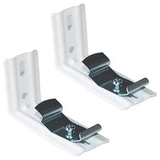 Reliable Vertical Blind Mounting Brackets for 1 1/2 Headrail Pack of 8