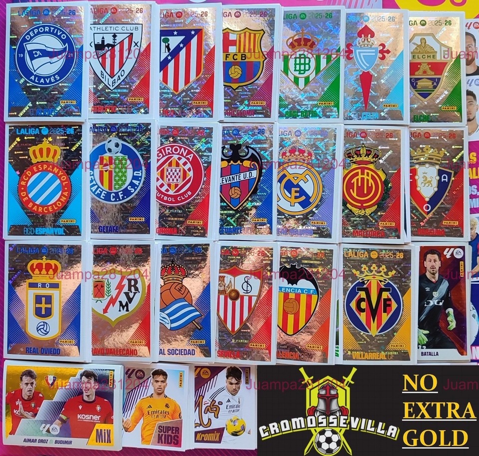 COLECCION COMPLETA 641 CROMOS 2025 26 LIGA ESTE PANINI 25 26 ALBUM NO coleccion-completa-641-cromos-2025-26-liga-este-panini-25-26-album-no