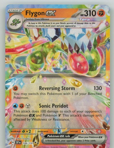Flygon ex 106/191 Holo Surging Sparks Pokemon NM