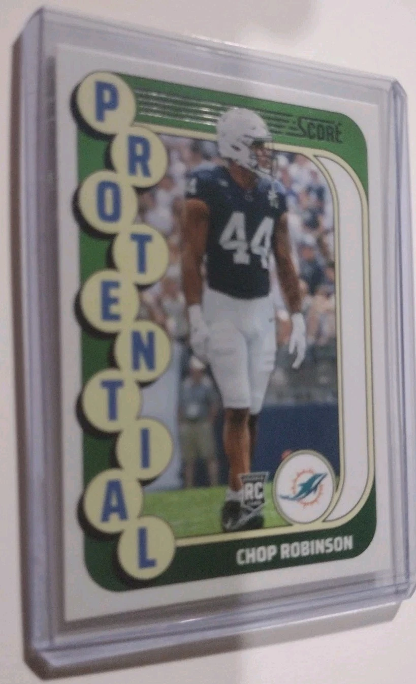 Chop Robinson trading card