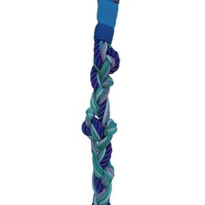 Vintage Belt, Braided Front, Blue  Greens